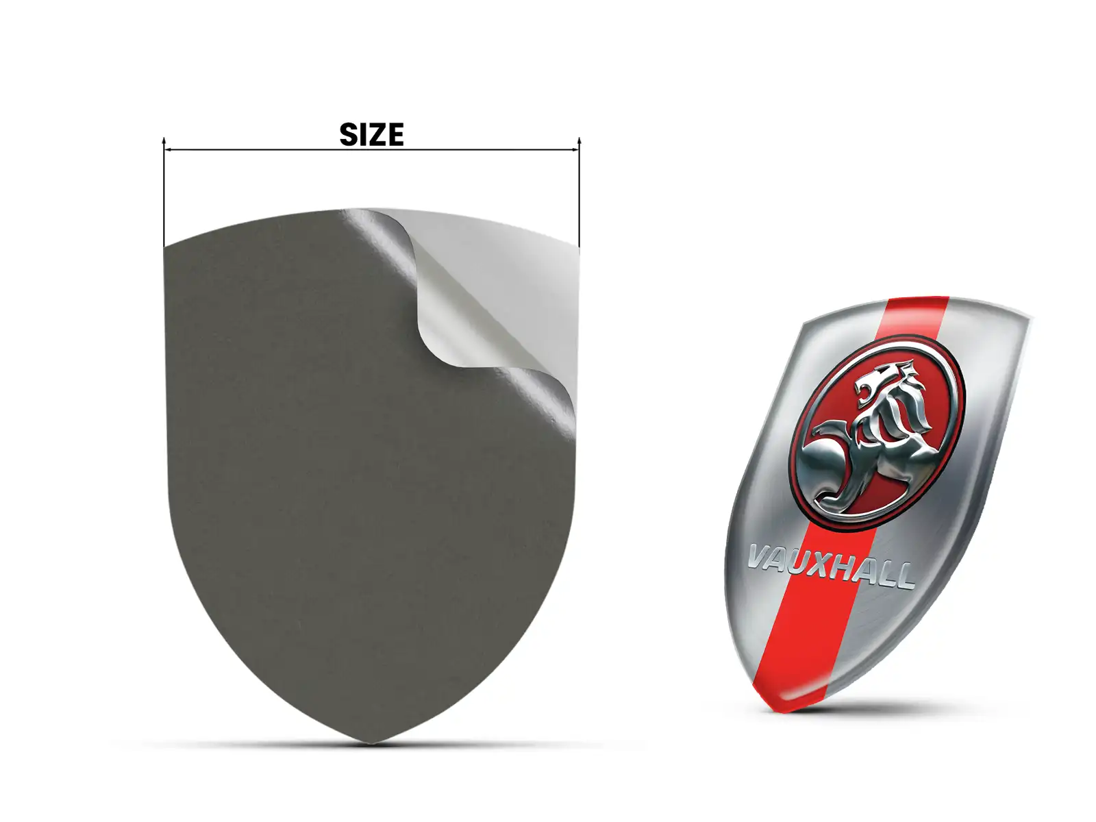Vauxhall Logosticker Hochwertig Minimal Design Personalisierbar